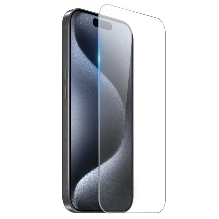 For iPhone 15 Pro Max NORTHJO 3 in 1 TPU Airbag Shockproof Phone Case with Screen Protector Lens Film(Clear) - iPhone 15 Pro Max Cases by NORTHJO | Online Shopping UK | buy2fix