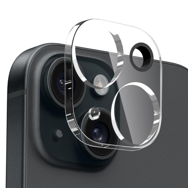 For iPhone 15 NORTHJO 3 in 1 TPU Airbag Shockproof Phone Case with Screen Protector Lens Film(Clear) - iPhone 15 Cases by NORTHJO | Online Shopping UK | buy2fix