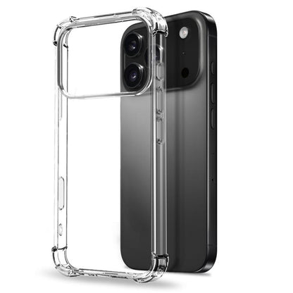 For iPhone 17 Pro NORTHJO 3 in 1 TPU Airbag Shockproof Phone Case with Screen Protector Lens Film(Clear) - iPhone 17 Pro Cases by NORTHJO | Online Shopping UK | buy2fix