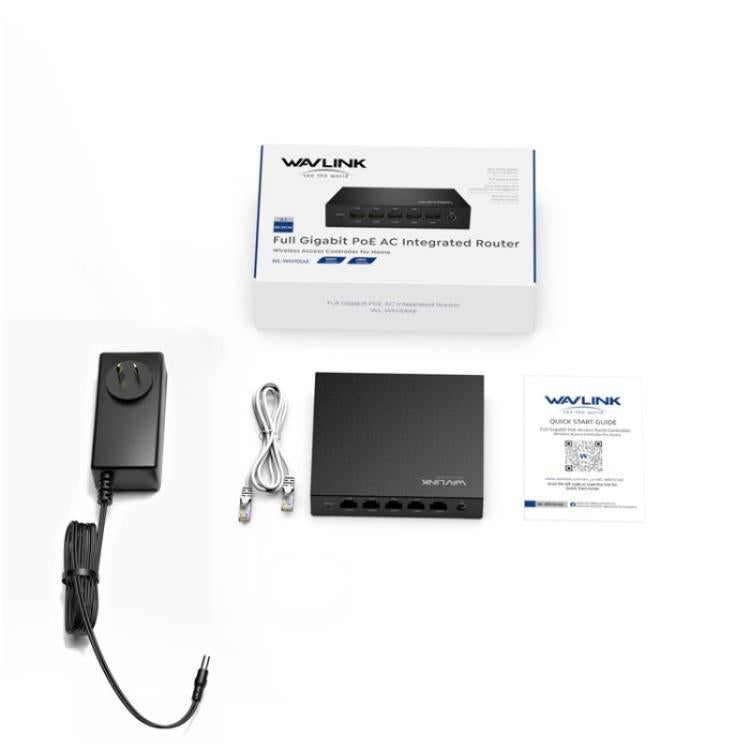 WAVLINK WN701AE IEEE 802.3AF / AT Auto-Discovery Centralized AP Management Poe Switch, Plug:UK Plug - Switch by WAVLINK | Online Shopping UK | buy2fix