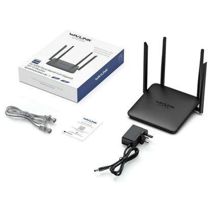WAVLINK WN530HG4 Home Gigabit Ethernet MU-MIMO Router AC1200 Dual Band Router, Plug:US Plug - Wireless Routers by WAVLINK | Online Shopping UK | buy2fix