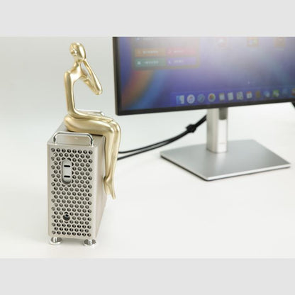 For MAC MINI M4/M4 Pro Computer Case Protective Case(White) - MINI PC Accessories & Gadgets by buy2fix | Online Shopping UK | buy2fix