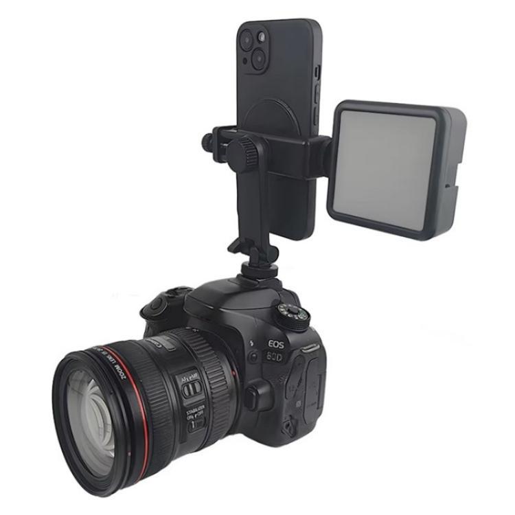 KY18 Live Streaming Photography DSLR Camera Rotating Cellphone Clamp Cold Shoe Mount - Stand by buy2fix | Online Shopping UK | buy2fix
