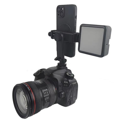 KY18 Live Streaming Photography DSLR Camera Rotating Cellphone Clamp Cold Shoe Mount - Stand by buy2fix | Online Shopping UK | buy2fix