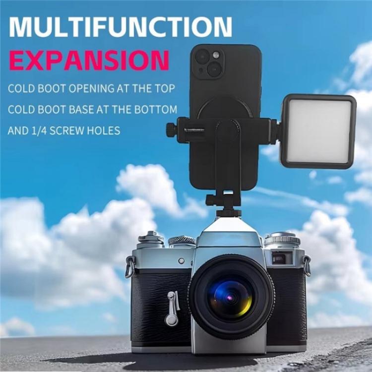 KY18 Live Streaming Photography DSLR Camera Rotating Cellphone Clamp Cold Shoe Mount - Stand by buy2fix | Online Shopping UK | buy2fix