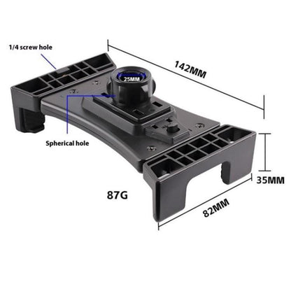 B049 Ball Head Large Tablet Mount Clamp Multifunctional Universal Phone Tablet Holder - Stand by buy2fix | Online Shopping UK | buy2fix