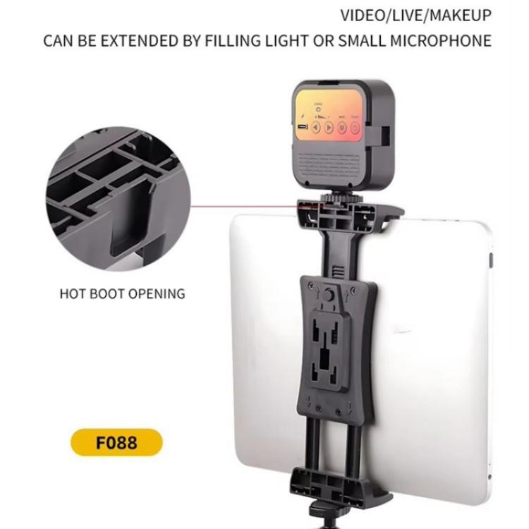 F088 Hot Shoe Mount Large Tablet Clamp Multi-Function Universal Phone Tablet Holder - Stand by buy2fix | Online Shopping UK | buy2fix