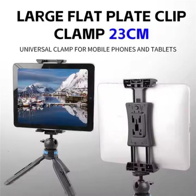 F088 Hot Shoe Mount Large Tablet Clamp Multi-Function Universal Phone Tablet Holder - Stand by buy2fix | Online Shopping UK | buy2fix