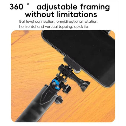C062 Tri-folding Tripod Sports Camera Mobile Phone Selfie Stand Desktop Fixed Bracket - Tripods by buy2fix | Online Shopping UK | buy2fix