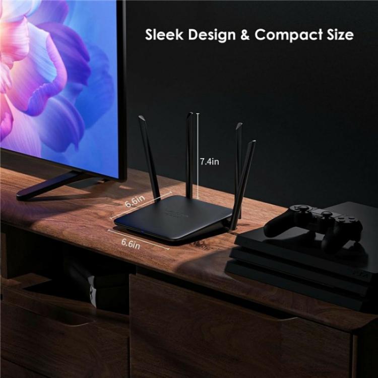 WAVLINK WN530BE1 Gigabit Ports High-Speed WiFi 2.4GHz / 5GHz Dual-Band Gaming Router, Plug:EU Plug - Wireless Routers by WAVLINK | Online Shopping UK | buy2fix