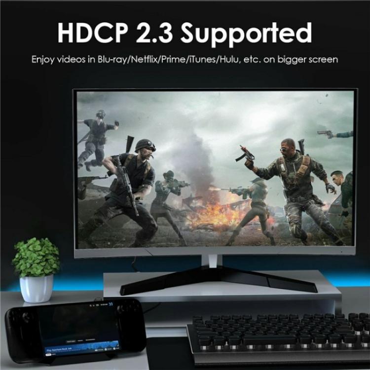 WAVLINK UHP3426 For Steam Deck Gigabit RJ45 100W PD Hub Adapter 6 in 1 Docking Station - Other Accessories by buy2fix | Online Shopping UK | buy2fix