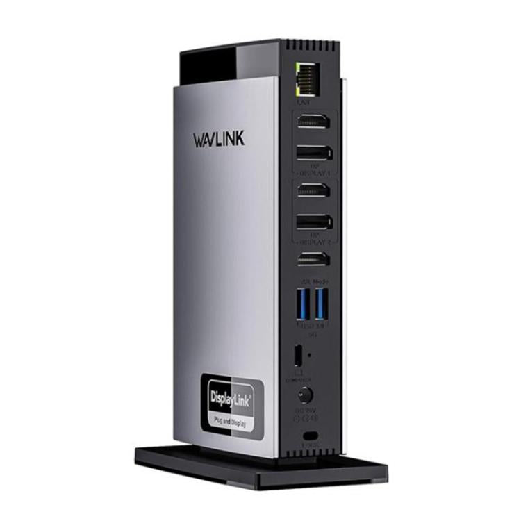 WAVLINK WL-UG69PD13Pro DisplayLink Docking Station 15 in 1 USB-C Hub for MacBook Laptop(EU Plug) -  by WAVLINK | Online Shopping UK | buy2fix