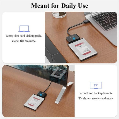 WAVLINK WL-ST345A 5Gbps Data Transfer Converter USB 3.0 to SATA III Hard Drive Adapter - Cable & Adapters by WAVLINK | Online Shopping UK | buy2fix