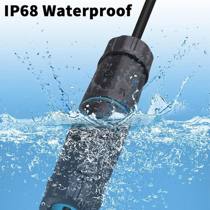 JUNSUNMAY IP68 Shielded Pure Copper Waterproof Gigabit RJ45 Ethernet Coupler for Cat5/Cat5e/Cat6/Cat7/Cat8 - Lan Cable and Tools by JUNSUNMAY | Online Shopping UK | buy2fix