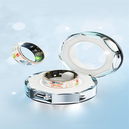 R18 SIZE 12 Smart Ring, Support Heart Rate / Blood Oxygen / Sleep / Care For Faimilies(Rose Gold) - Smart Rings / Smart Telephones by buy2fix | Online Shopping UK | buy2fix