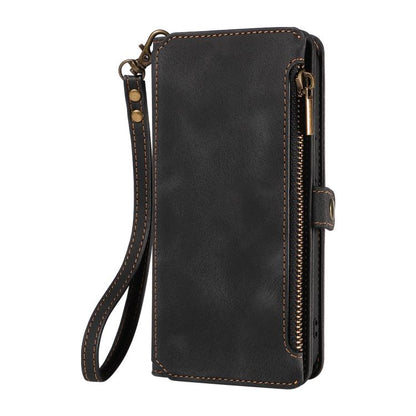 For iPhone 16 Pro Max Fantasy Multifunctional Zipper Wallet Leather Phone Case(black) - iPhone 16 Pro Max Cases by buy2fix | Online Shopping UK | buy2fix