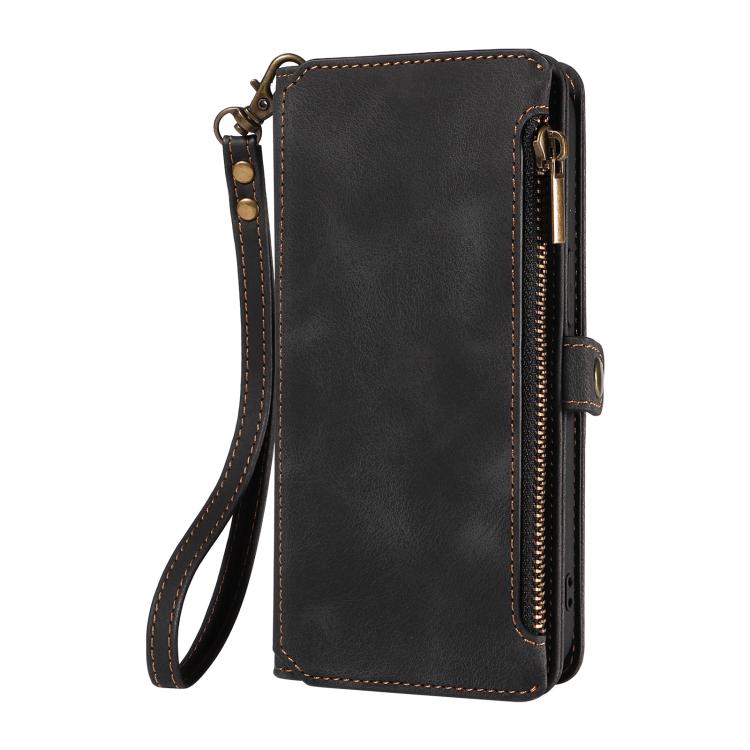 For iPhone 13 Pro Fantasy Multifunctional Zipper Wallet Leather Phone Case(black) - iPhone 13 Pro Cases by buy2fix | Online Shopping UK | buy2fix