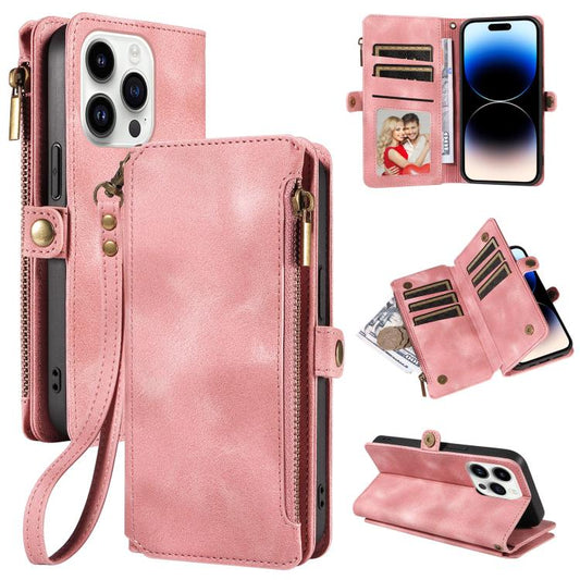 For iPhone 11 Pro Max Fantasy Multifunctional Zipper Wallet Leather Phone Case(pink) - iPhone 11 Pro Max Cases by buy2fix | Online Shopping UK | buy2fix