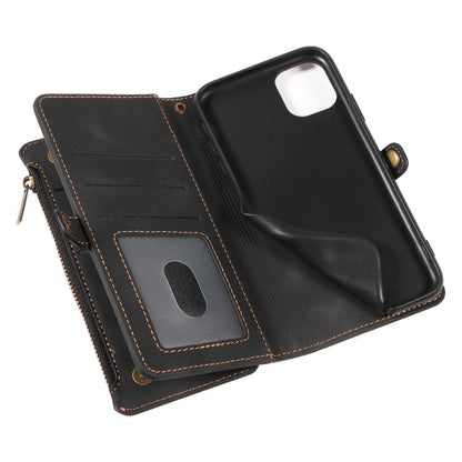 For iPhone 11 Fantasy Multifunctional Zipper Wallet Leather Phone Case(black) - iPhone 11 Cases by buy2fix | Online Shopping UK | buy2fix