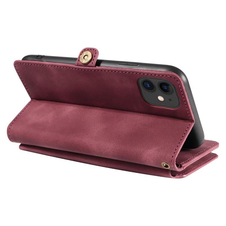 For iPhone 11 Fantasy Multifunctional Zipper Wallet Leather Phone Case(purple) - iPhone 11 Cases by buy2fix | Online Shopping UK | buy2fix