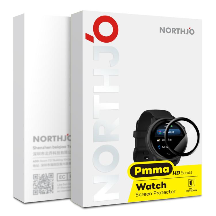 For Garmin Vivoactive 6 NORTHJO Watch Screen Protector PMMA Anti Scratch HD Screen Film - Screen Protector by NORTHJO | Online Shopping UK | buy2fix