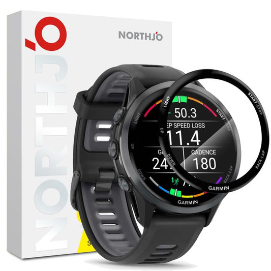 For Garmin Forerunner 570 47mm NORTHJO Watch Screen Protector PMMA Anti Scratch HD Screen Film - Screen Protector by NORTHJO | Online Shopping UK | buy2fix