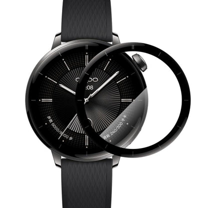 For OPPO Watch X2 Mini NORTHJO Watch Screen Protector PMMA Anti Scratch HD Screen Film(Black) - Screen Protector by NORTHJO | Online Shopping UK | buy2fix