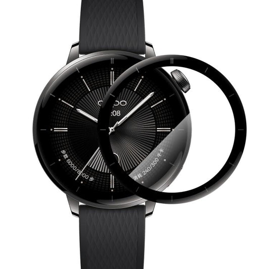 For OPPO Watch X2 Mini NORTHJO Watch Screen Protector PMMA Anti Scratch HD Screen Film(Black) - Screen Protector by NORTHJO | Online Shopping UK | buy2fix