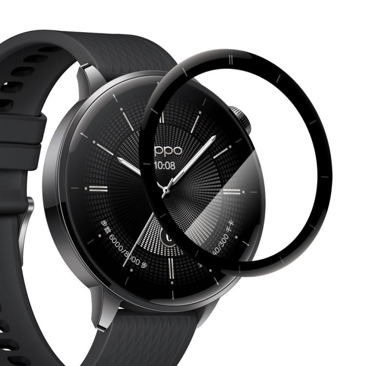 For OPPO Watch X2 Mini NORTHJO Watch Screen Protector PMMA Anti Scratch HD Screen Film(Black) - Screen Protector by NORTHJO | Online Shopping UK | buy2fix