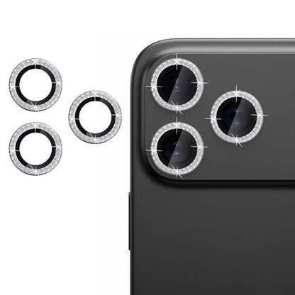 For iPhone 17 Pro Max Kalebol Individual Camera Lens Diamond Ring Protector(Silver) - iPhone 17 Pro Max Tempered Glass by Kalebol | Online Shopping UK | buy2fix