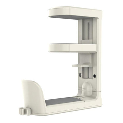 XWJ-EJJ01 360 Degree Rotatable Under Desk Storage Bracket Gaming Headset Holder(White) - Headset Stand by buy2fix | Online Shopping UK | buy2fix