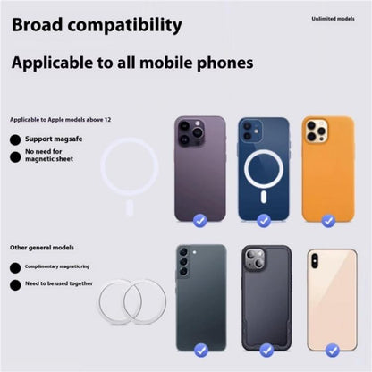 V005 360 Degree Rotatable Air Vent Holder Bracket Compatible With MagSafe Car Phone Mount(Gear Type) - Universal Car Holders by buy2fix | Online Shopping UK | buy2fix