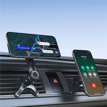 V005 360 Degree Rotatable Air Vent Holder Bracket Compatible With MagSafe Car Phone Mount(Single Hole) - Universal Car Holders by buy2fix | Online Shopping UK | buy2fix