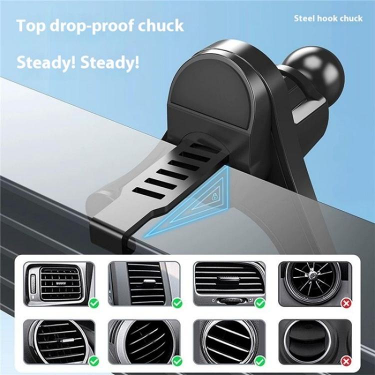 V004 Adjustable Angle Cellphone Bracket Compatible MagSafe Car Phone Holder Air Vent Mount - Universal Car Holders by buy2fix | Online Shopping UK | buy2fix