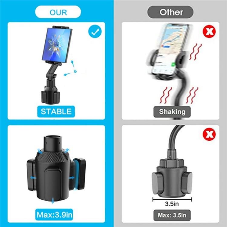 CUP-B18 Universal Car Cup Holder Mount Long Arm Bracket - Universal Car Holders by buy2fix | Online Shopping UK | buy2fix