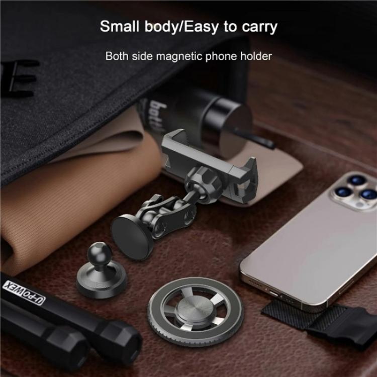 X037 360 Degree Adjustable Magnetic Base Phone Holder for Gym Equipment - Stand by buy2fix | Online Shopping UK | buy2fix