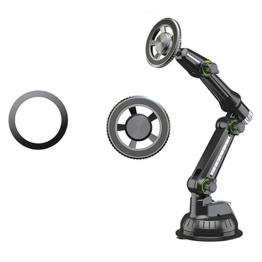 XWJ-JX04 Dashboard Windshield Magnetic Car Mount Suction Cup Base Long Arm Holder(Gear Type) - Universal Car Holders by buy2fix | Online Shopping UK | buy2fix