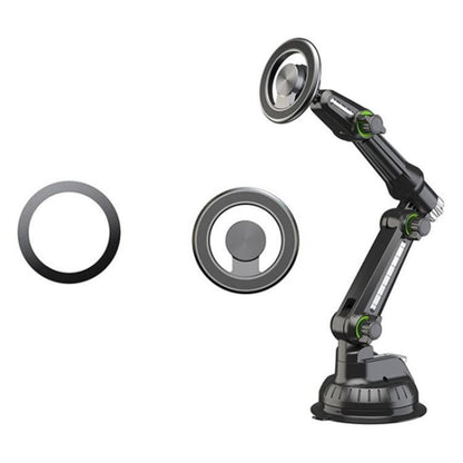 XWJ-JX04 Dashboard Windshield Magnetic Car Mount Suction Cup Base Long Arm Holder(Single Hole) - Universal Car Holders by buy2fix | Online Shopping UK | buy2fix