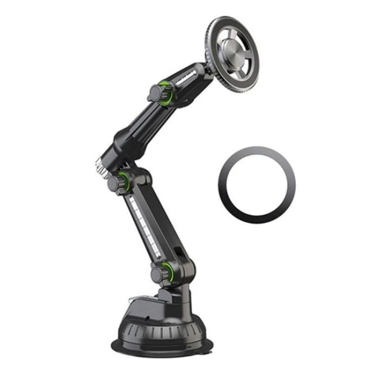 XWJ-JX04 Dashboard Windshield Magnetic Car Mount Suction Cup Base Long Arm Holder(Single Hole) - Universal Car Holders by buy2fix | Online Shopping UK | buy2fix