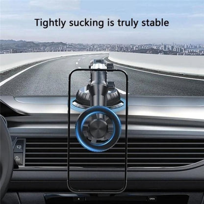 XWJ-JX04 Dashboard Windshield Magnetic Car Mount Suction Cup Base Long Arm Holder(Gear Type) - Universal Car Holders by buy2fix | Online Shopping UK | buy2fix