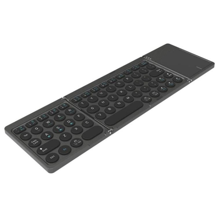 KF86 MAX Foldable Wireless Bluetooth-Compatible Keyboard With Touchpad - Wireless Keyboard by buy2fix | Online Shopping UK | buy2fix