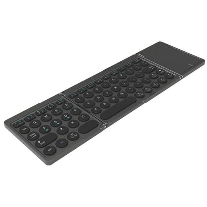 KF86 MAX Foldable Wireless Bluetooth-Compatible Keyboard With Touchpad - Wireless Keyboard by buy2fix | Online Shopping UK | buy2fix