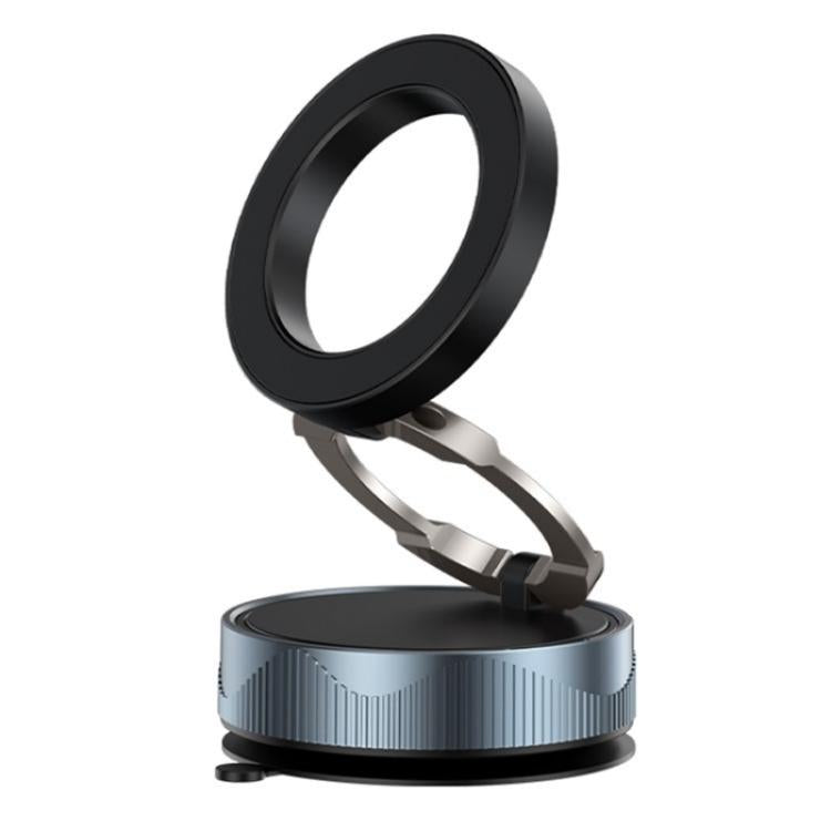 X28 Vacuum Suction Phone Mount 360 Degree Rotating Magnetic Car Phone Holder(Black) - Universal Car Holders by buy2fix | Online Shopping UK | buy2fix
