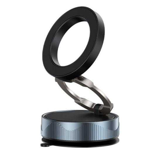 X28 Vacuum Suction Phone Mount 360 Degree Rotating Magnetic Car Phone Holder(Black) - Universal Car Holders by buy2fix | Online Shopping UK | buy2fix