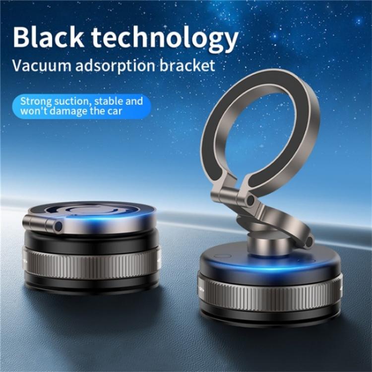 D1X Hands-Free Suction Cup Phone Holder Foldable Vacuum Magnetic Car Phone Mount - Universal Car Holders by buy2fix | Online Shopping UK | buy2fix
