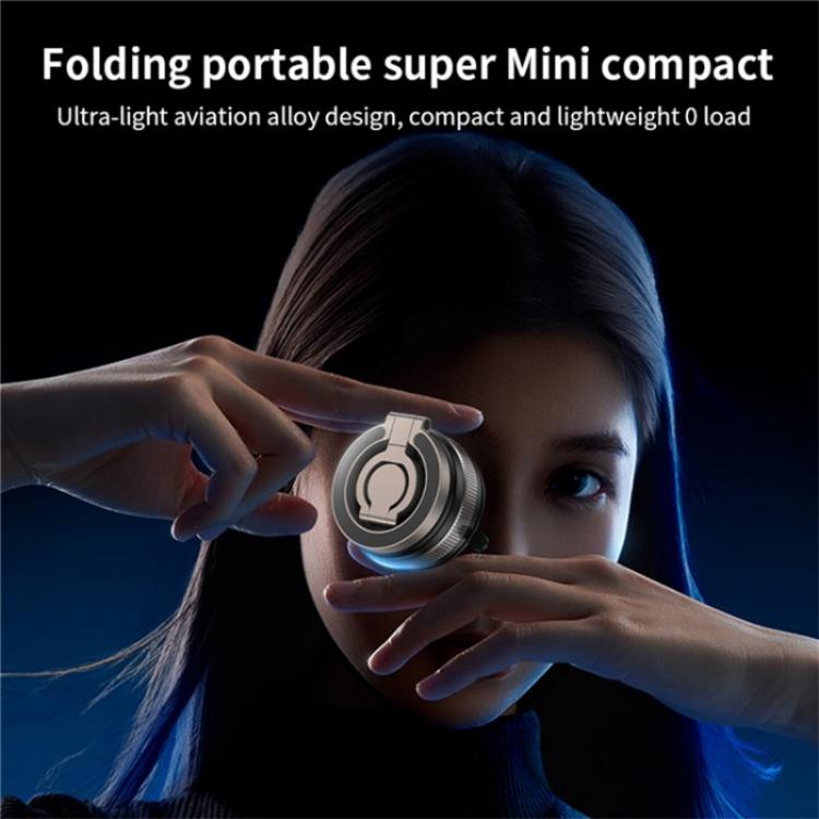 D1X Hands-Free Suction Cup Phone Holder Foldable Vacuum Magnetic Car Phone Mount - Universal Car Holders by buy2fix | Online Shopping UK | buy2fix