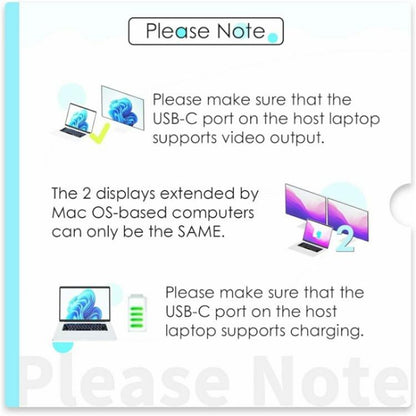 WAVLINK UMD309 Dual HD PD100W 10Gbps USB-A USB-C Docking Station 10 in 1 HUB - USB HUB by WAVLINK | Online Shopping UK | buy2fix