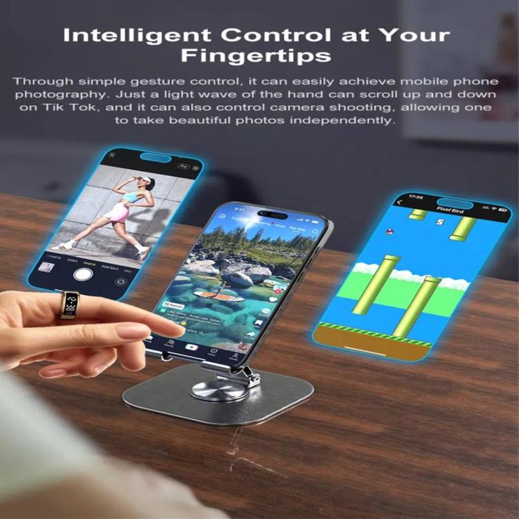 R11C SIZE 7 Smart Ring, Support Heart Rate / Blood Oxygen / Sleep Monitoring / Multiple Sport Modes(Black) - Smart Rings / Smart Telephones by buy2fix | Online Shopping UK | buy2fix