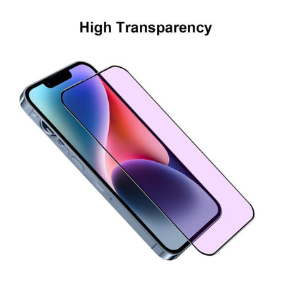 For iPhone 16 Pro JUNSUNMAY 25pcs Anti-Blue Light Silk Print HD Tempered Glass Film - iPhone 16 Pro Tempered Glass by JUNSUNMAY | Online Shopping UK | buy2fix