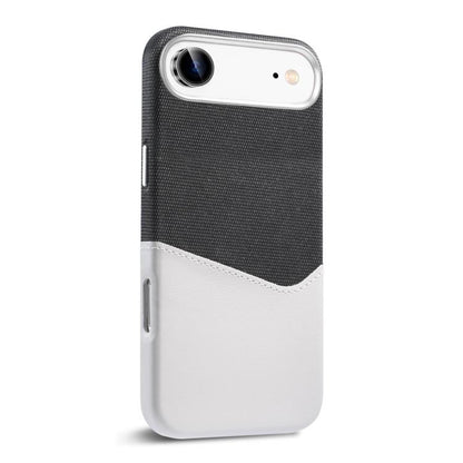 For iPhone 17 Air Kalebol Cloth Textue Stitching Card Slot Magnetic Phone Case(Gray) - iPhone 17 Air Cases by Kalebol | Online Shopping UK | buy2fix
